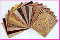 Variety Pack of 10 Cork Sheets - Mixed Printed Pieces - B156/SGH Collection