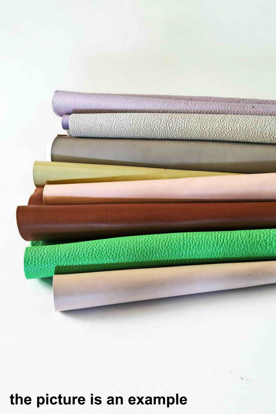 Leather pieces for crafting, Large smooth and pebbled leather, Color Offcuts scraps AMZ35 B La Garzarara