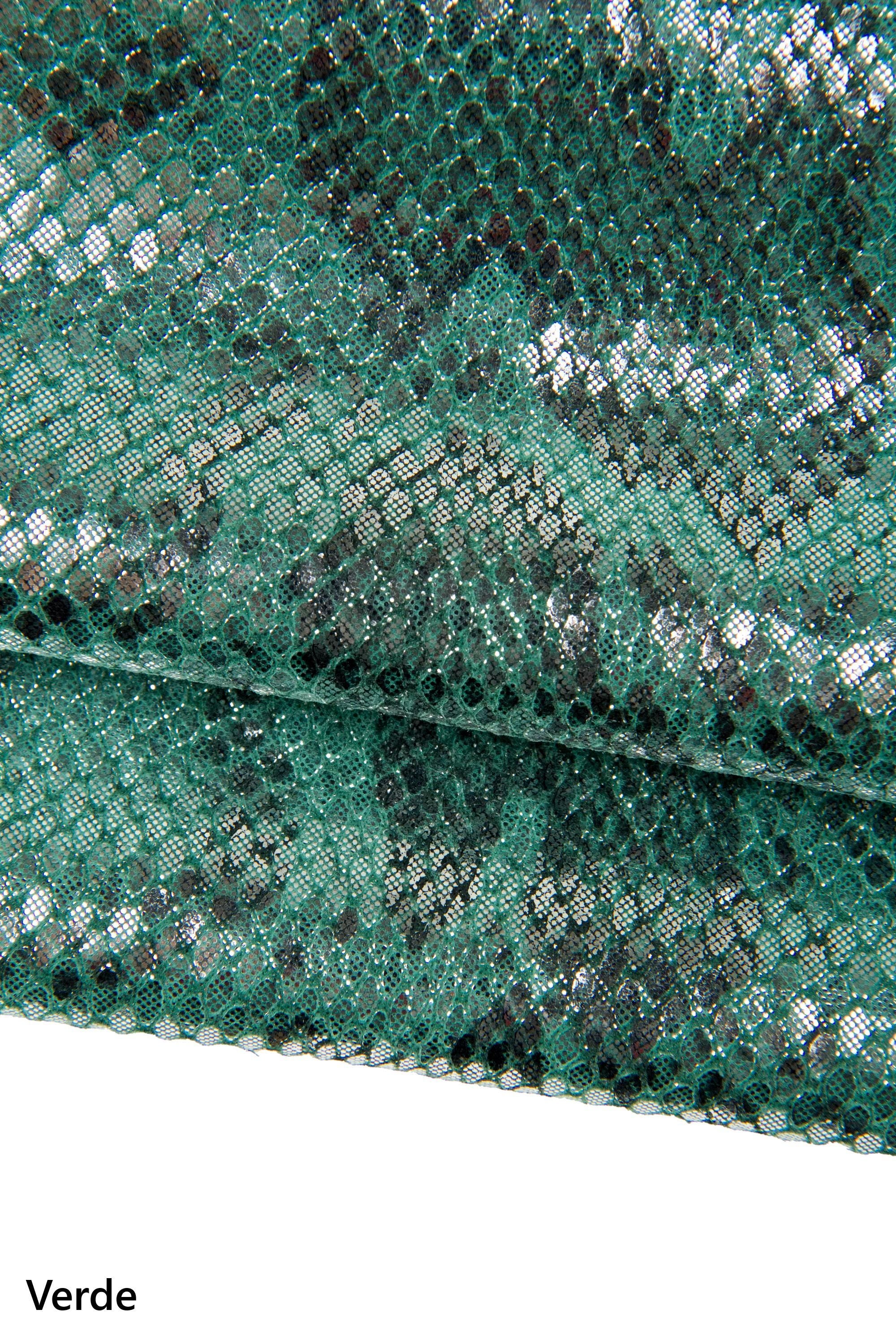 Red, green python cowhides, REPTILE printed METALLIC leather hides, soft calfskins for diy projects B17971-MT(st) La Garzarara