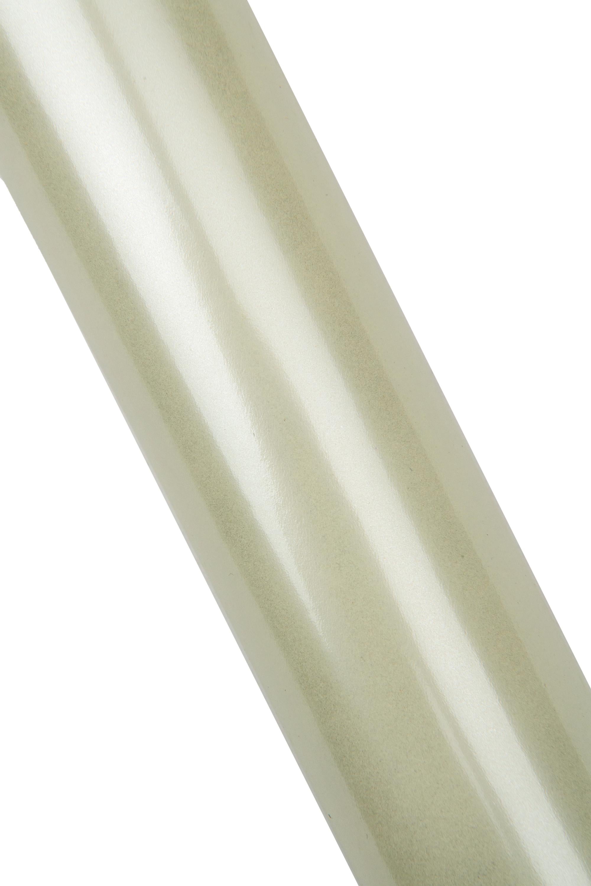 Glossy BRUSH OFF cowhide leather hide beige grey shade, smooth 1.2-1.4 mm semi stiff leather for bagsB17939-TU La Garzarara