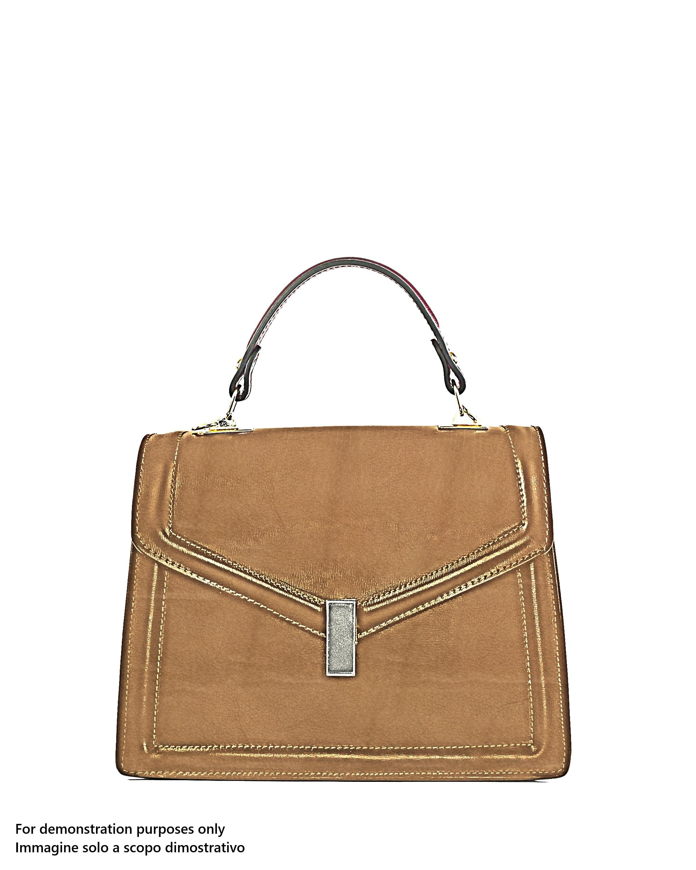 Beige - camel NUBUCK leather hide, suede calfskin with tiny light grain, soft cowhide 0.8-0.9 mm B17853-TU La Garzarara