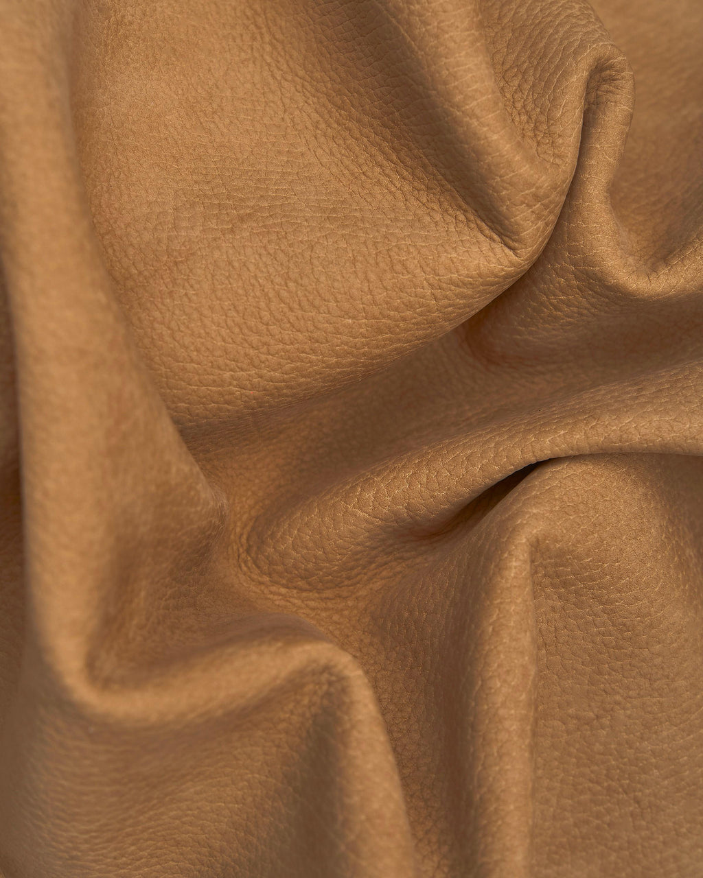 Beige - camel NUBUCK leather hide, suede calfskin with tiny light grain, soft cowhide 0.8-0.9 mm B17853-TU La Garzarara