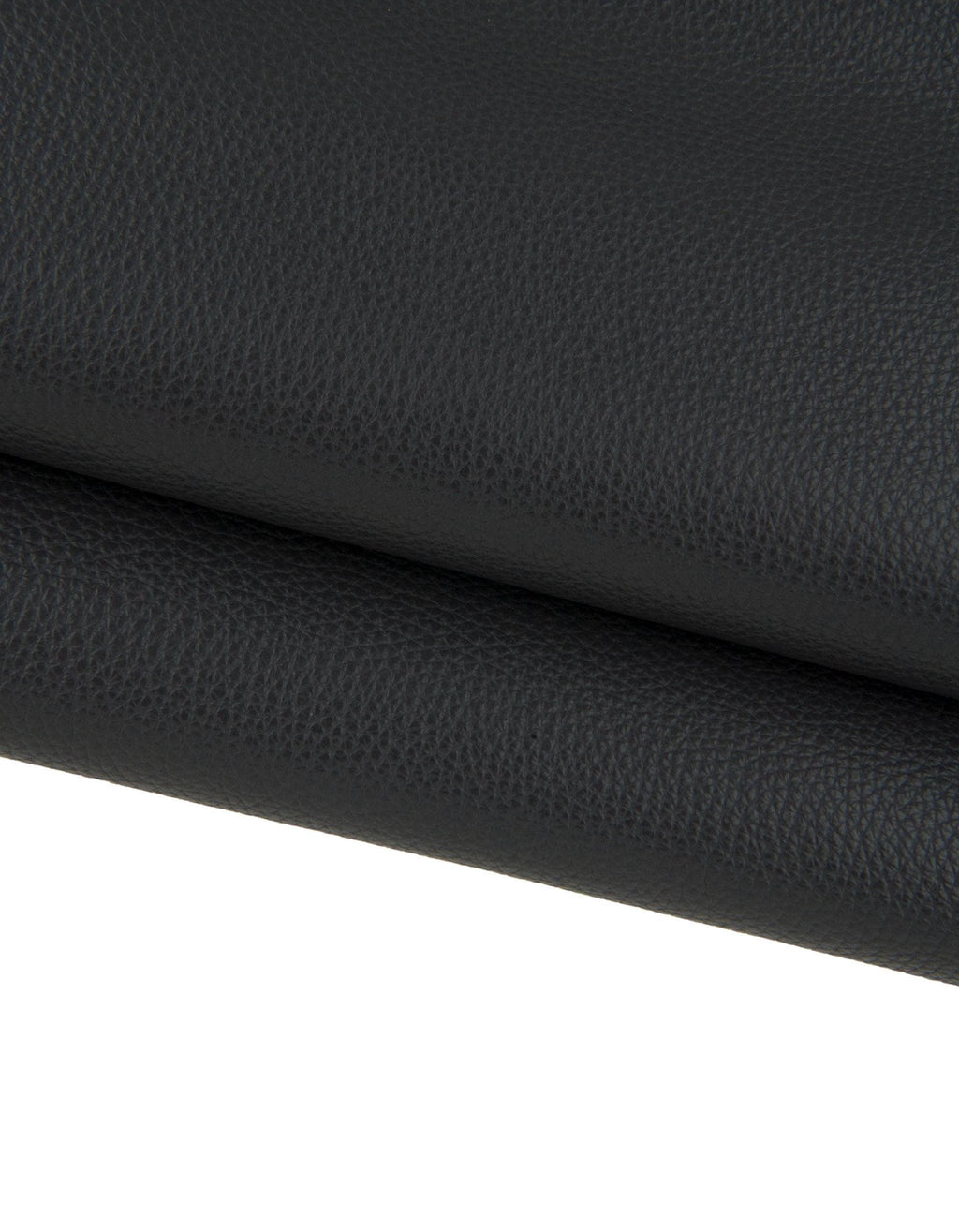 Soft dark grey pebbled cowhide leather SKIN hide, semi glossy embossed calf leather 1.5–1.6 mm for bags, B17252-TU La Garzarara