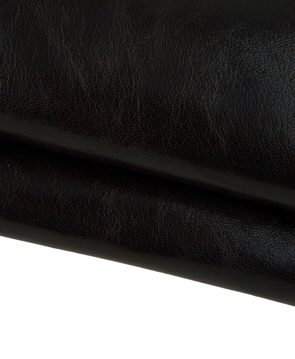 Dark brown glossy goatskin, grainy soft leather skin, soft grain goat hide 0.9–1.0 mm for bags and accessories, B17457-TU La Garzarara