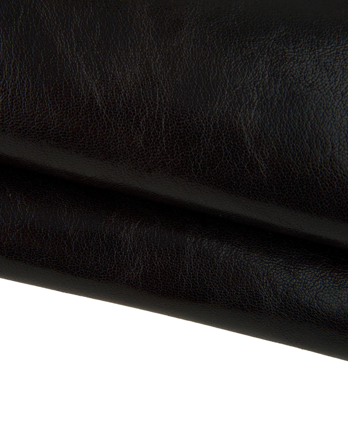 Dark brown glossy goatskin, grainy soft leather skin, soft grain goat hide 0.9–1.0 mm for bags and accessories, B17457-TU La Garzarara