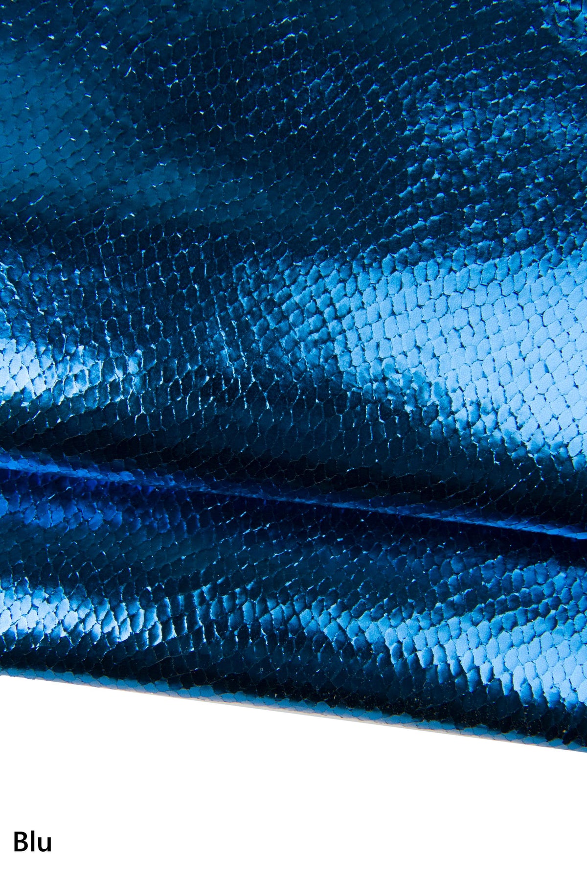 Metallic python embossed goat leather skin, shiny snake pattern leather red green blue, Mirror Laminated Snakeskin print B18025-MT(st)