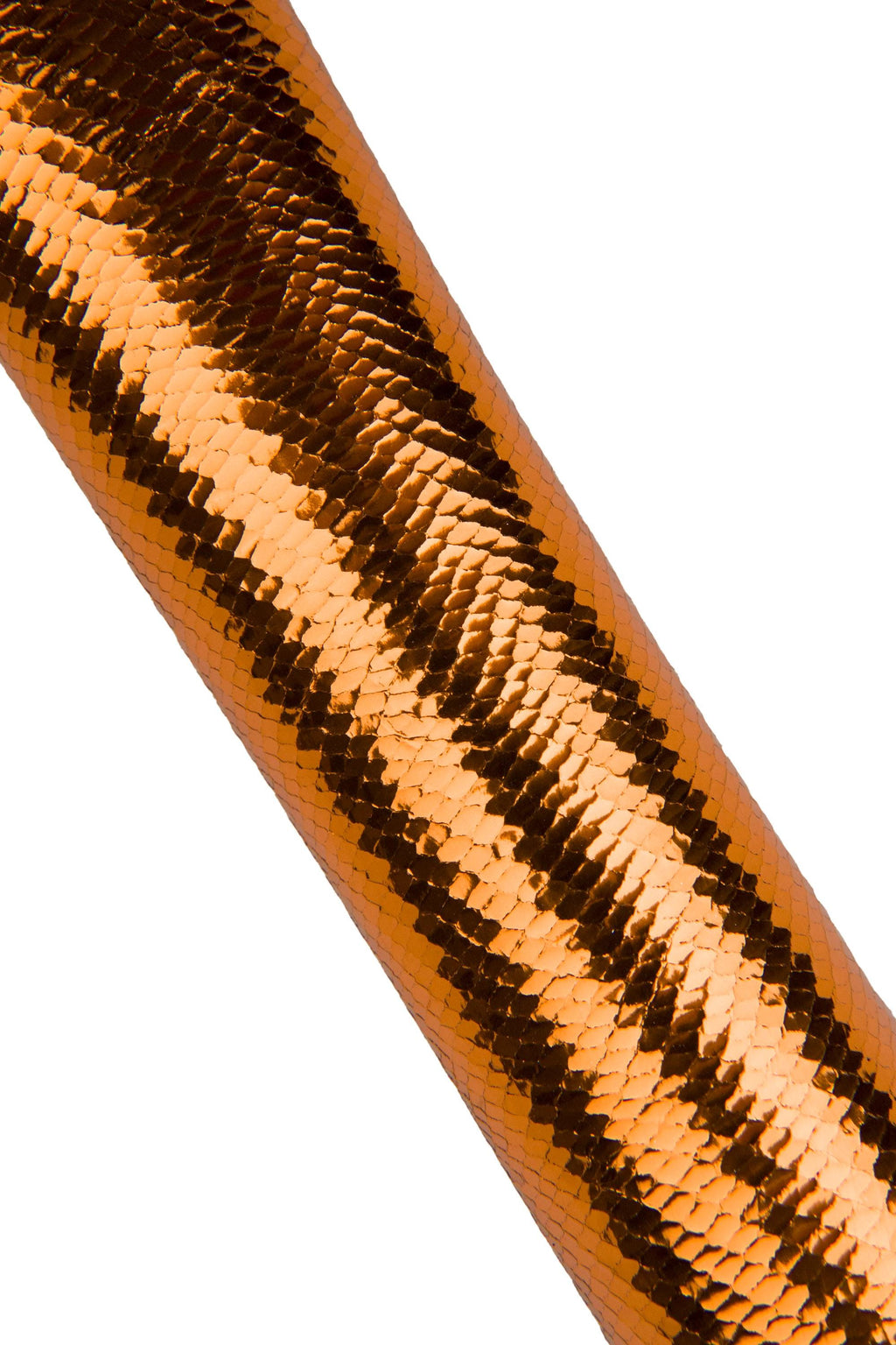 Metallic Copper Python Leather, Soft snakeskin Hide for Bags, Shoes and Leather Craft B18027-MT(st) La Garzarara