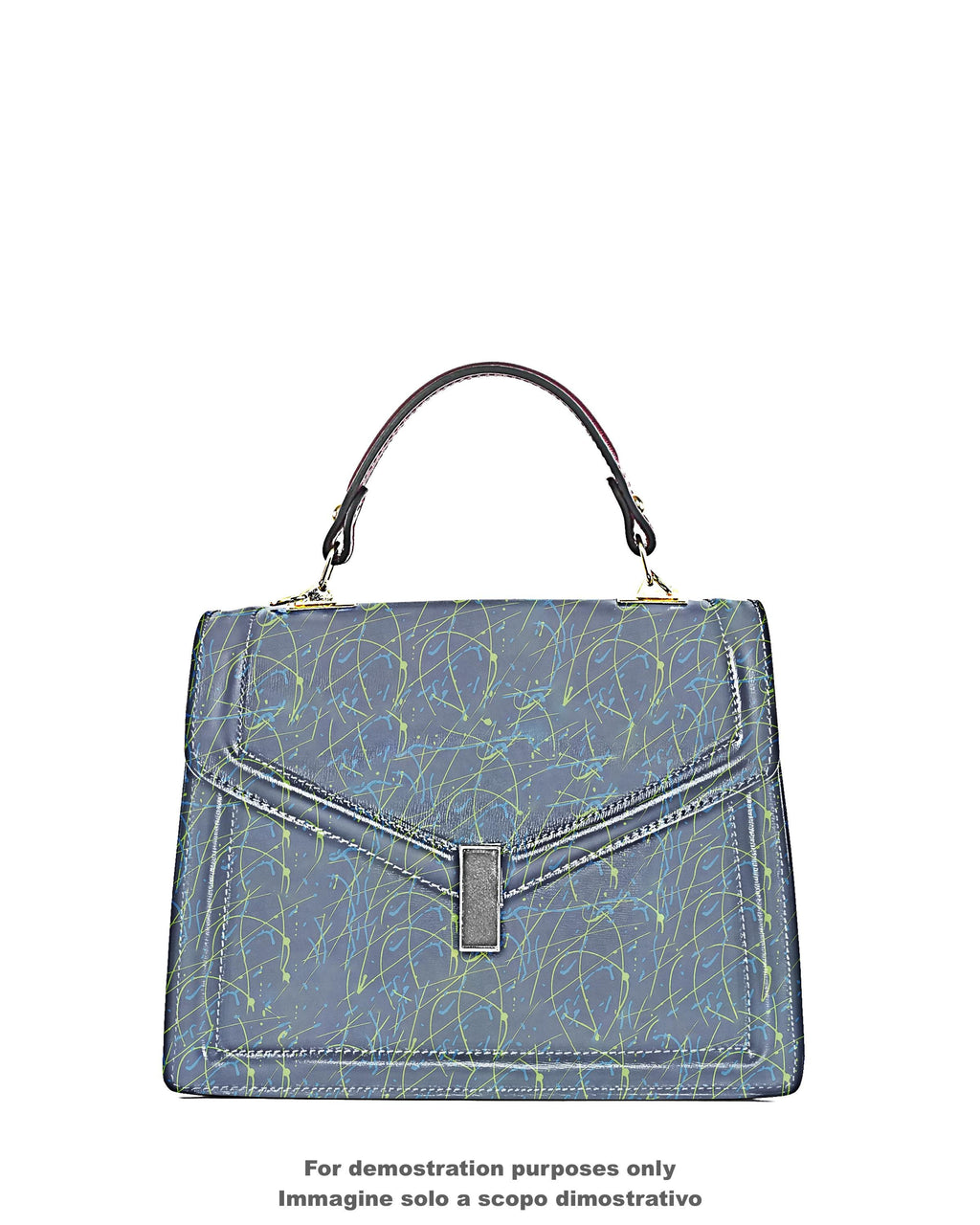 Paint Splatter Leather suede , color splash Hide Designer Leather Skins HAND decorated goatskins B18192-DM La Garzarara