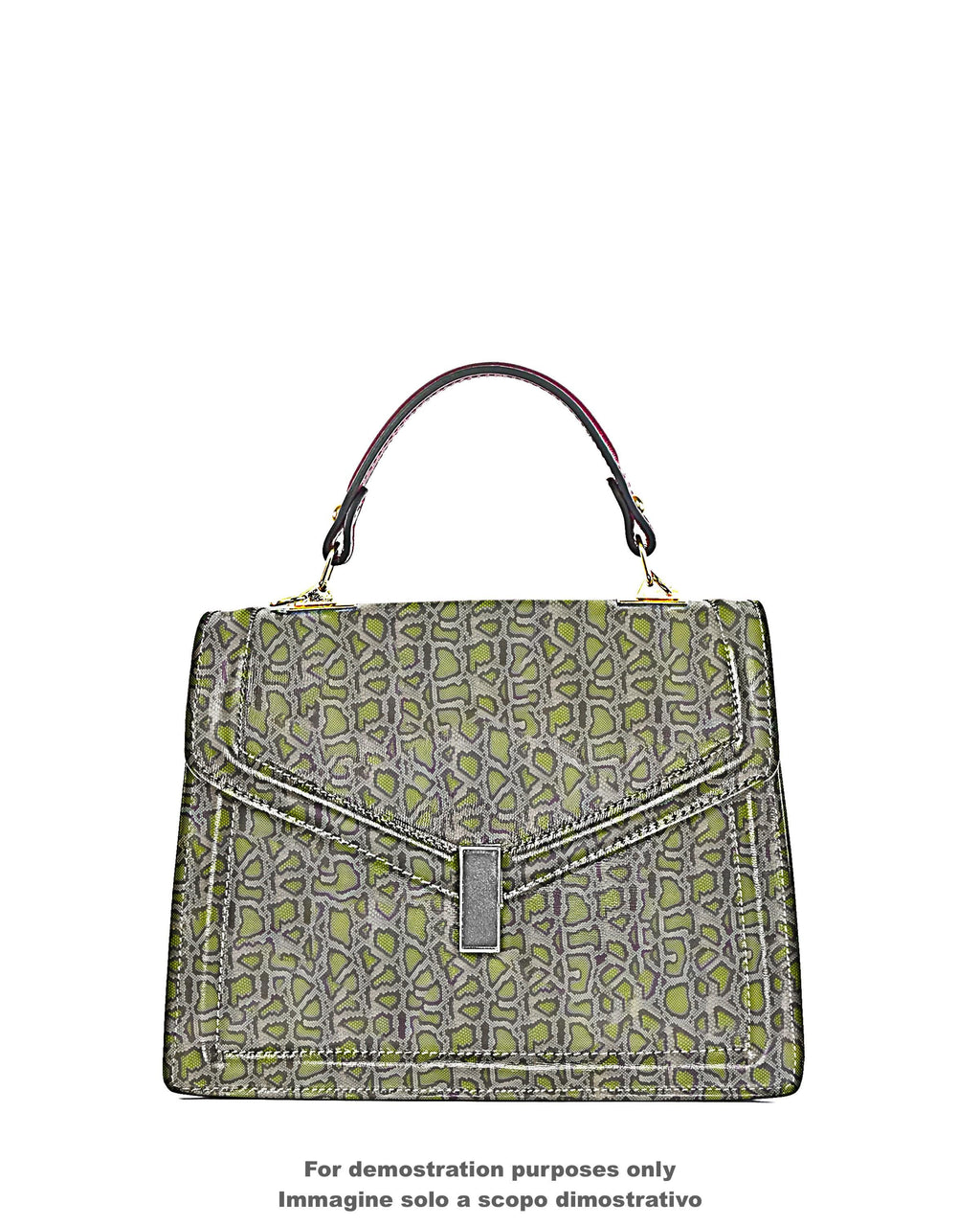 Black grey and NEON yellow, python printed leather hide, reptile SNAKE textured goatskin glossy soft hides for hobbyists B18200-ST