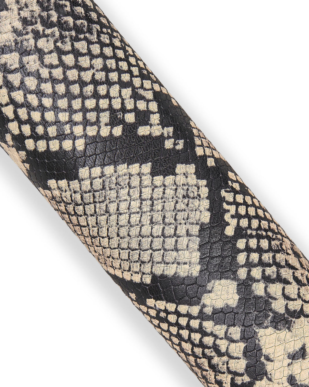 Beige Python skin leather, off white reptile printed goatskin, SNAKE pattern on soft semiglossy hide B18125-ST La Garzarara
