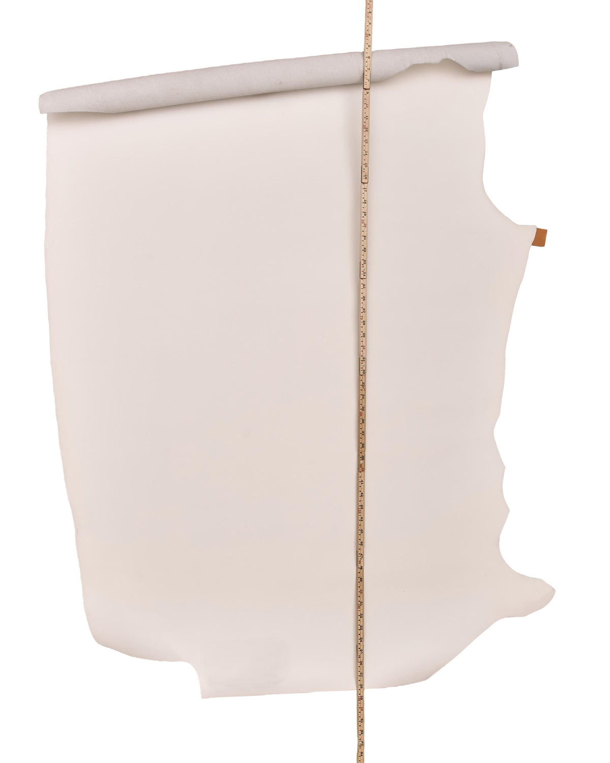 White smooth leather hide, BRUSH OFF stiff cowhide, RUBBERY thick calfskin 1.2 -1.4 mm ideal for crafting B18067-tu La Garzarara