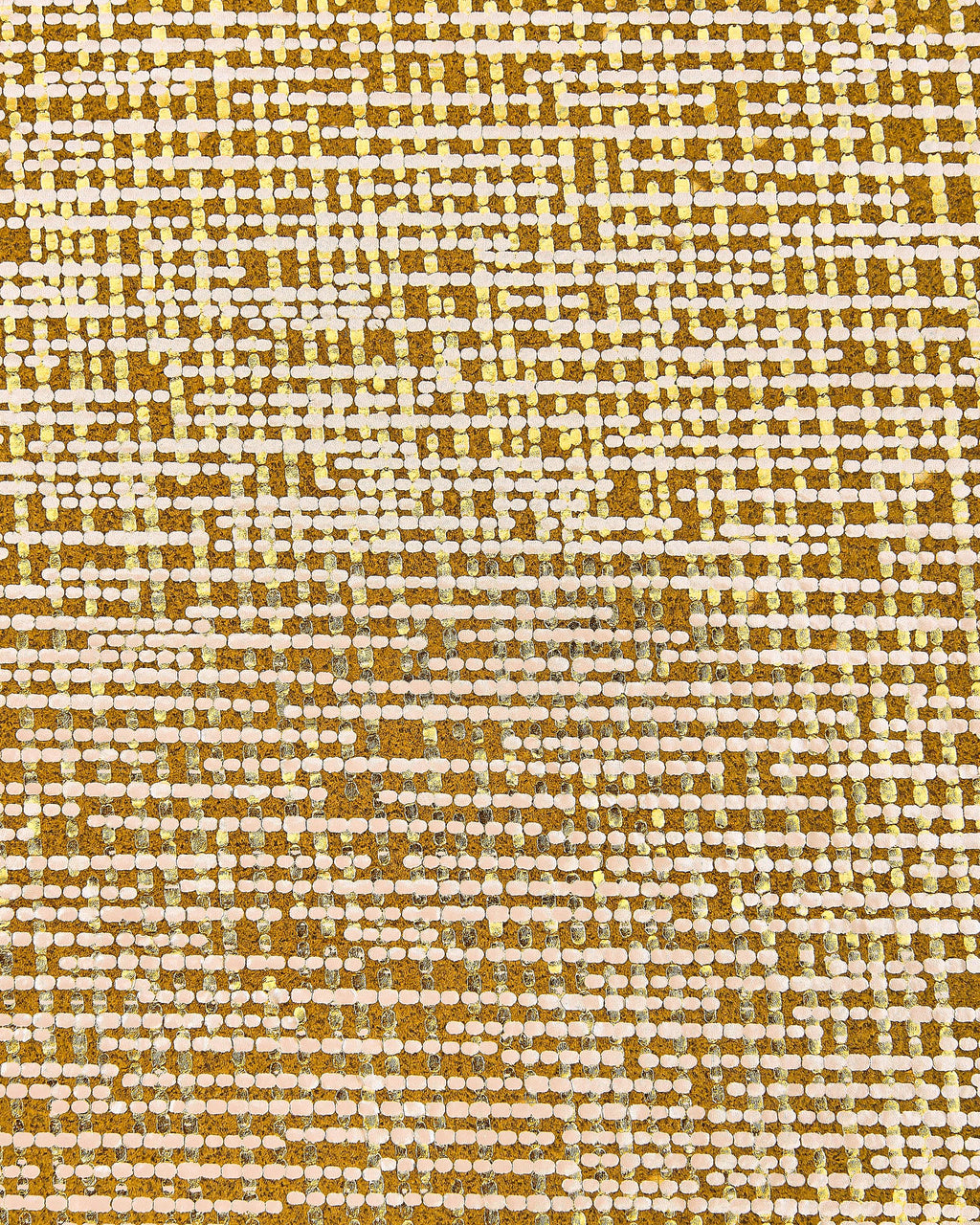 Gold Tweed Effect Leather Hide, Bouclé Texture Leather, Chanel Inspired Designer Leather B18068-MT La Garzarara