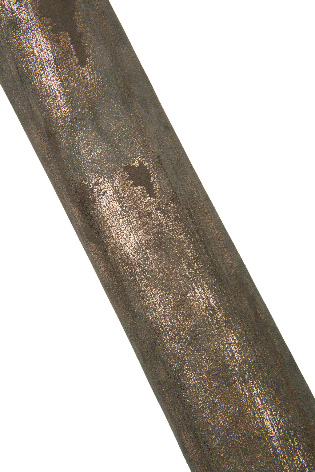 Grey bronze leather skin, METALLIC strokes print on SUEDE goatskin, sporty soft hide B18121-MT(st) La Garzarara