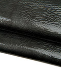 Glossy grey patent lambskin leather SKIN, soft naplak lamb leather for bags and accessories, shiny hide B17946-TU La Garzarara