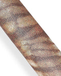 Ethnic Woven Effect Printed Genuine Leather, Tribal Fashion Leather for Bags,Ikat Pattern Leather Hide B18169-MT La Garzarara
