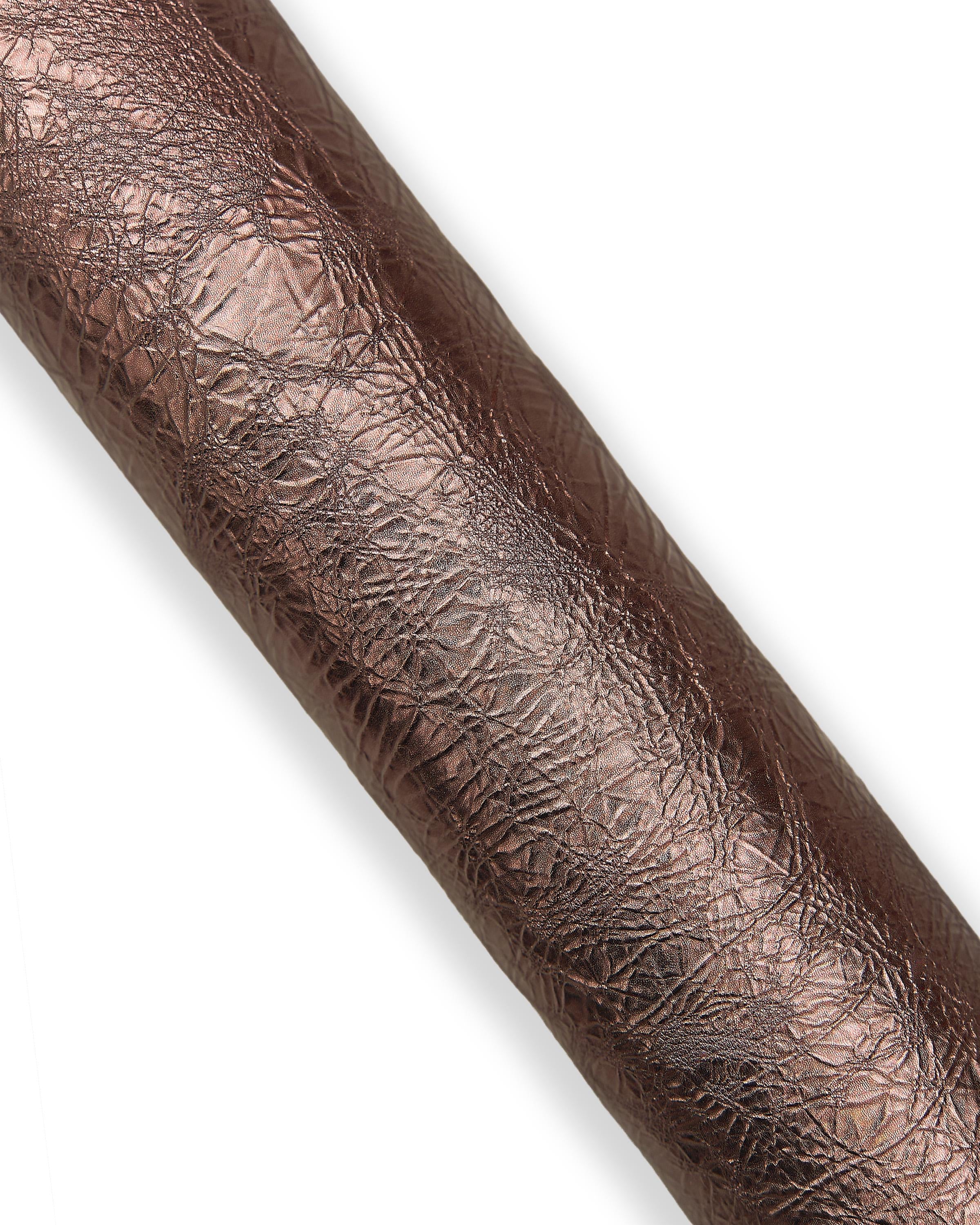 Bronze Leather Hide, Antique Bronze Metallic Leather, Soft Italian Genuine Leather for Bags Wallets Leather Craft B18106-MT La Garzarara