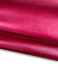 FUCHSIA metallic leather hide, magenta smooth cowhide, soft calfskin for diy projects, 1.2 - 1.3 mm B18537-MT La Garzarara