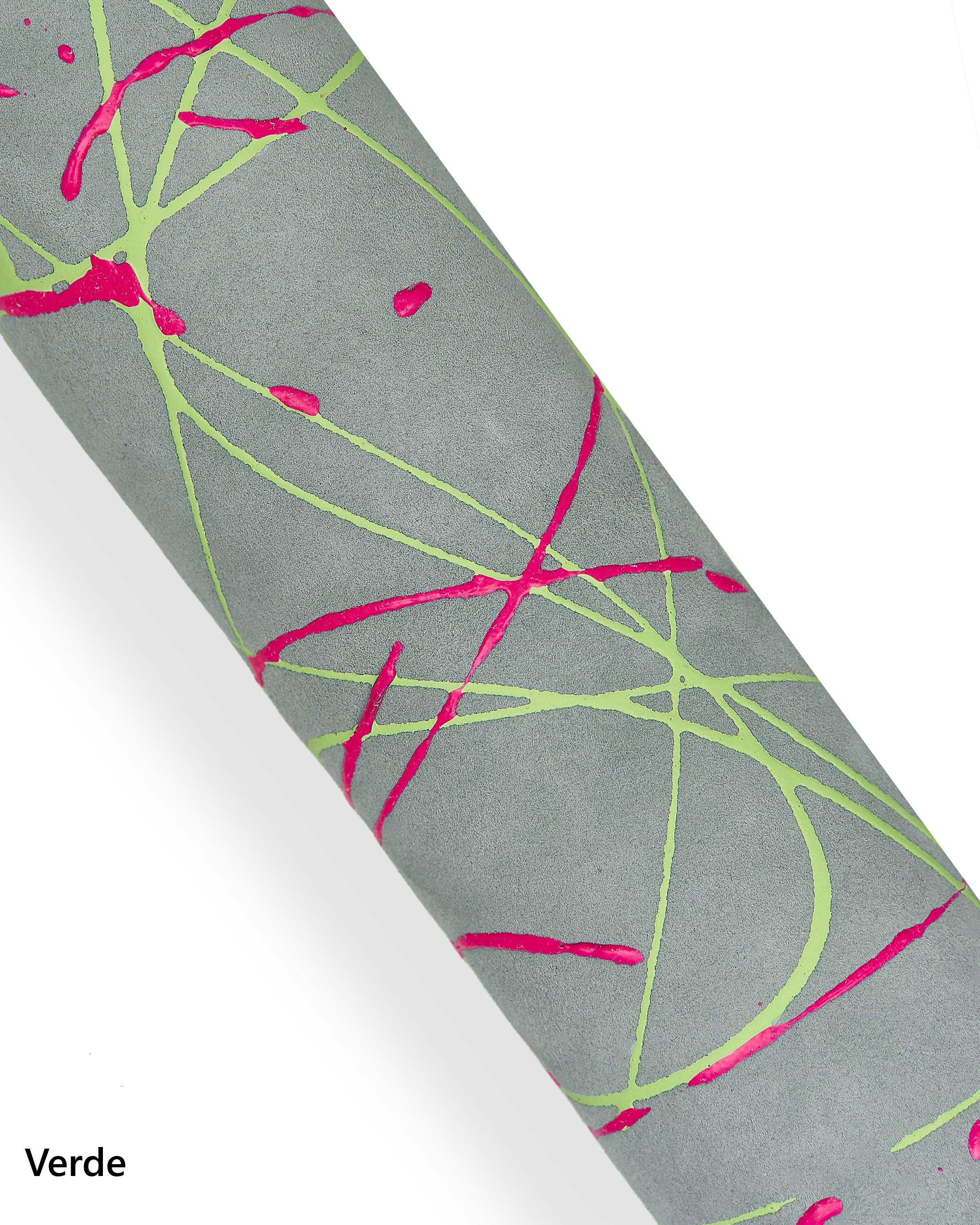 Paint Splatter Leather suede , color splash Hide Designer Leather Skins HAND decorated goatskins B18192-DM La Garzarara