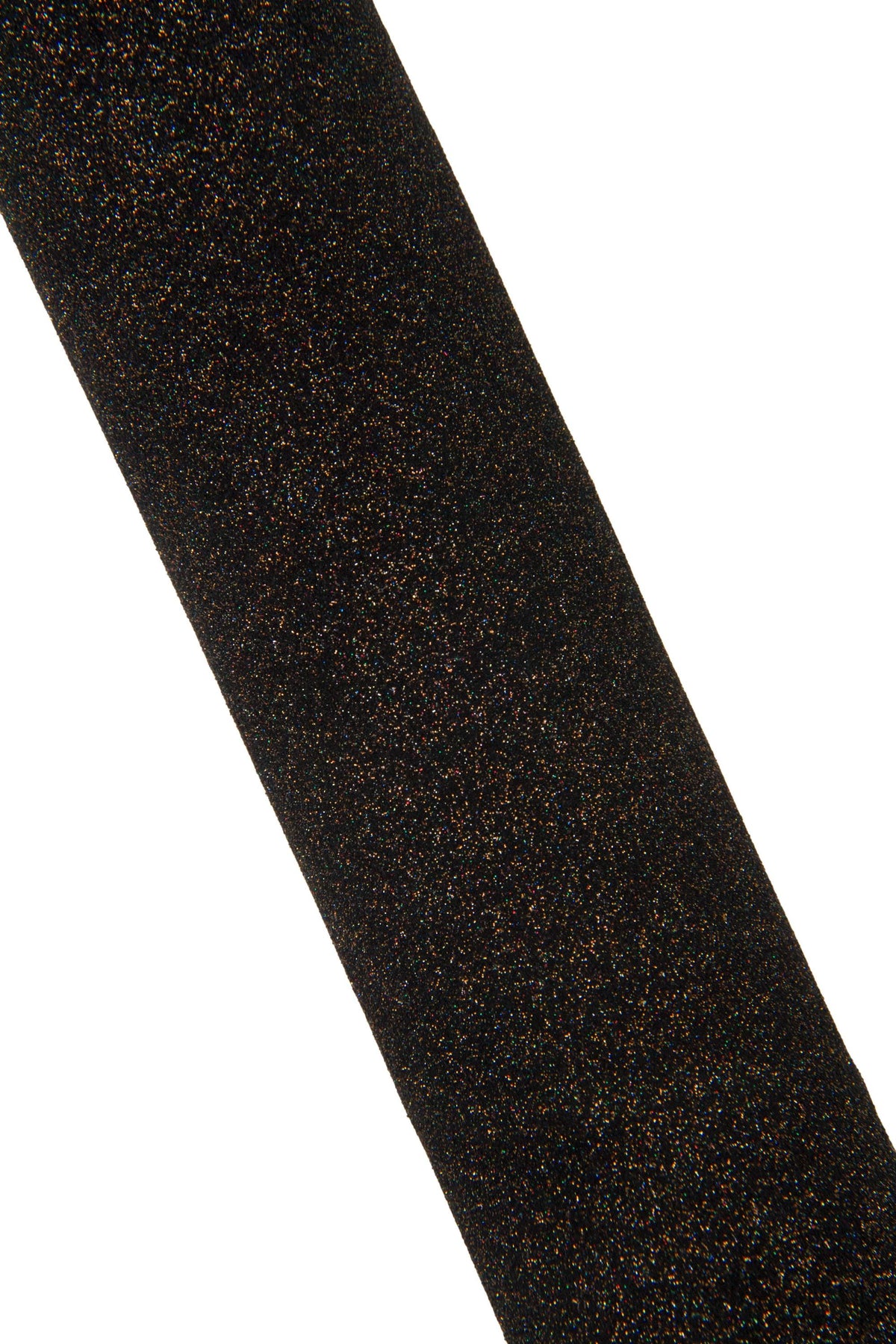 GLITTER Suede leather hide, multicolor Soft iridescent textured black cowhide B18036-TB La Garzarara