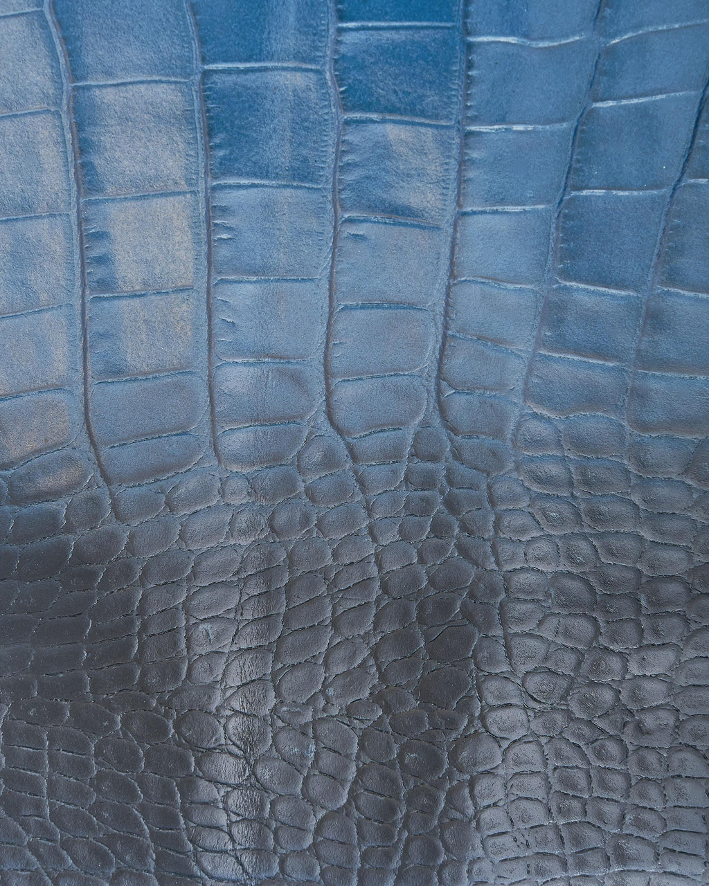 Soft Colorful Croc Embossed Italian Leather Hide, Colorful crocodile leather skin, supple Blue, Red & Yellow reptile B17960-ST LaGarzarara