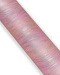 Pink - silver leather hide, METALLIC wave printed cowhide, SOFT calfskin for hobbyists B18055-MT(st) La Garzarara