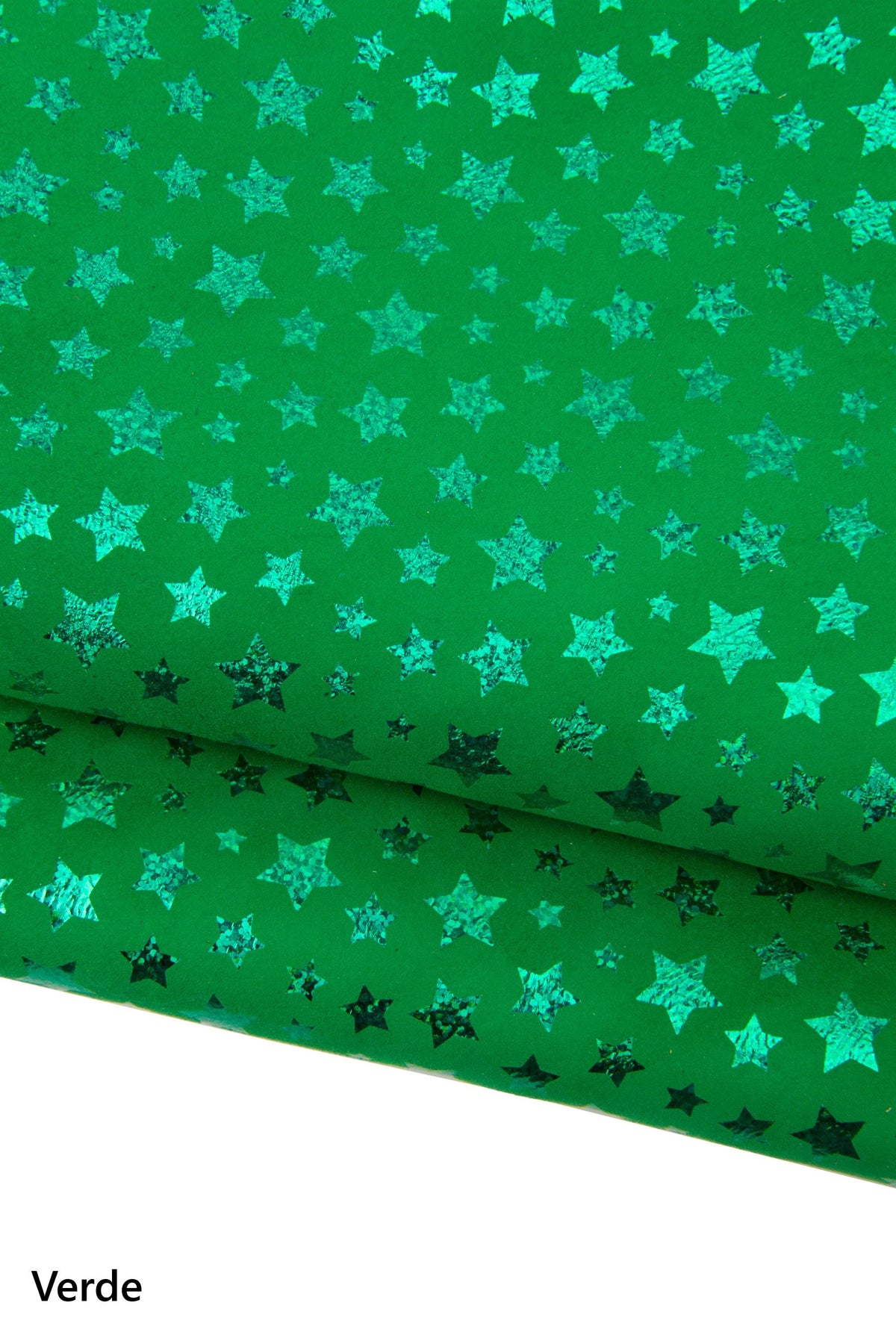 STAR printed leather skin, blue, orange, green, fuxia, yellow iridescent METALLIC suede goatskin B17803-MT(st) La Garzarara