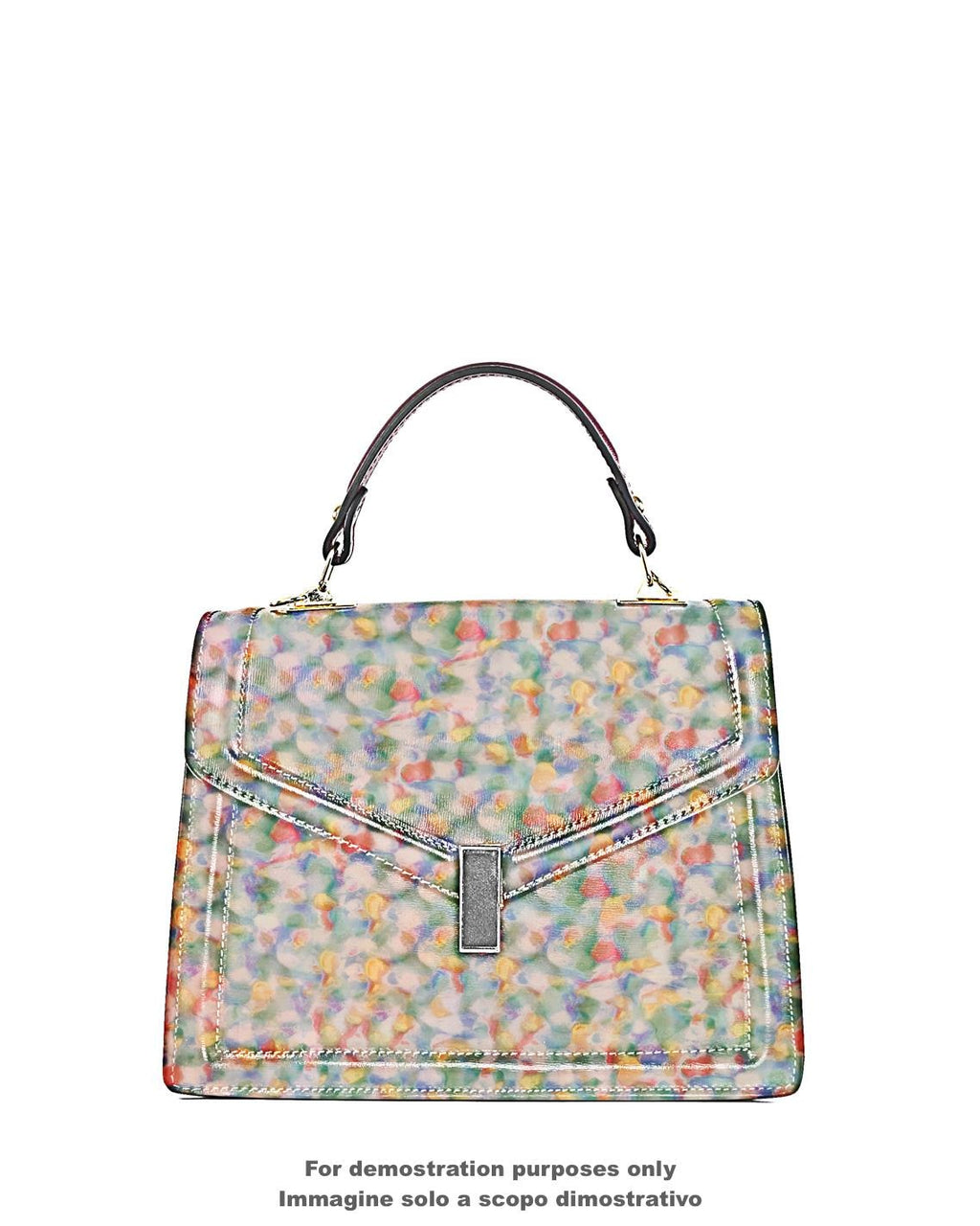 Painterly Leather | Color Splash Printed Leather | watercolor Italian Leather B18045-ST La Garzarara