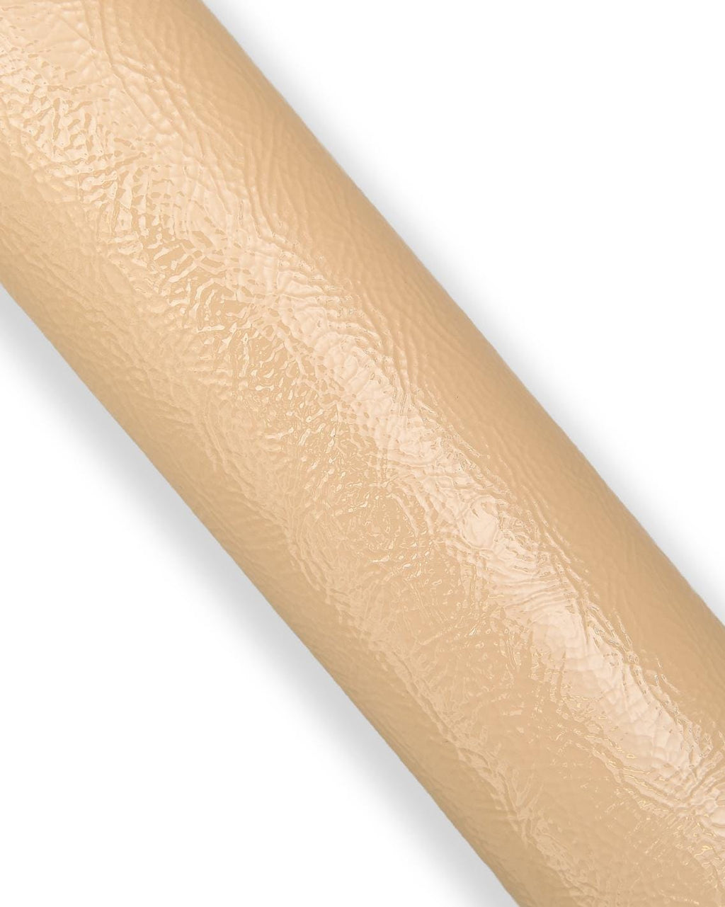Beige PATENT leather hide, wrinkled NAPLACK cowhide, glossy soft calfskin, 1.1 - 1.2 mm B18092-TU La Garzarara
