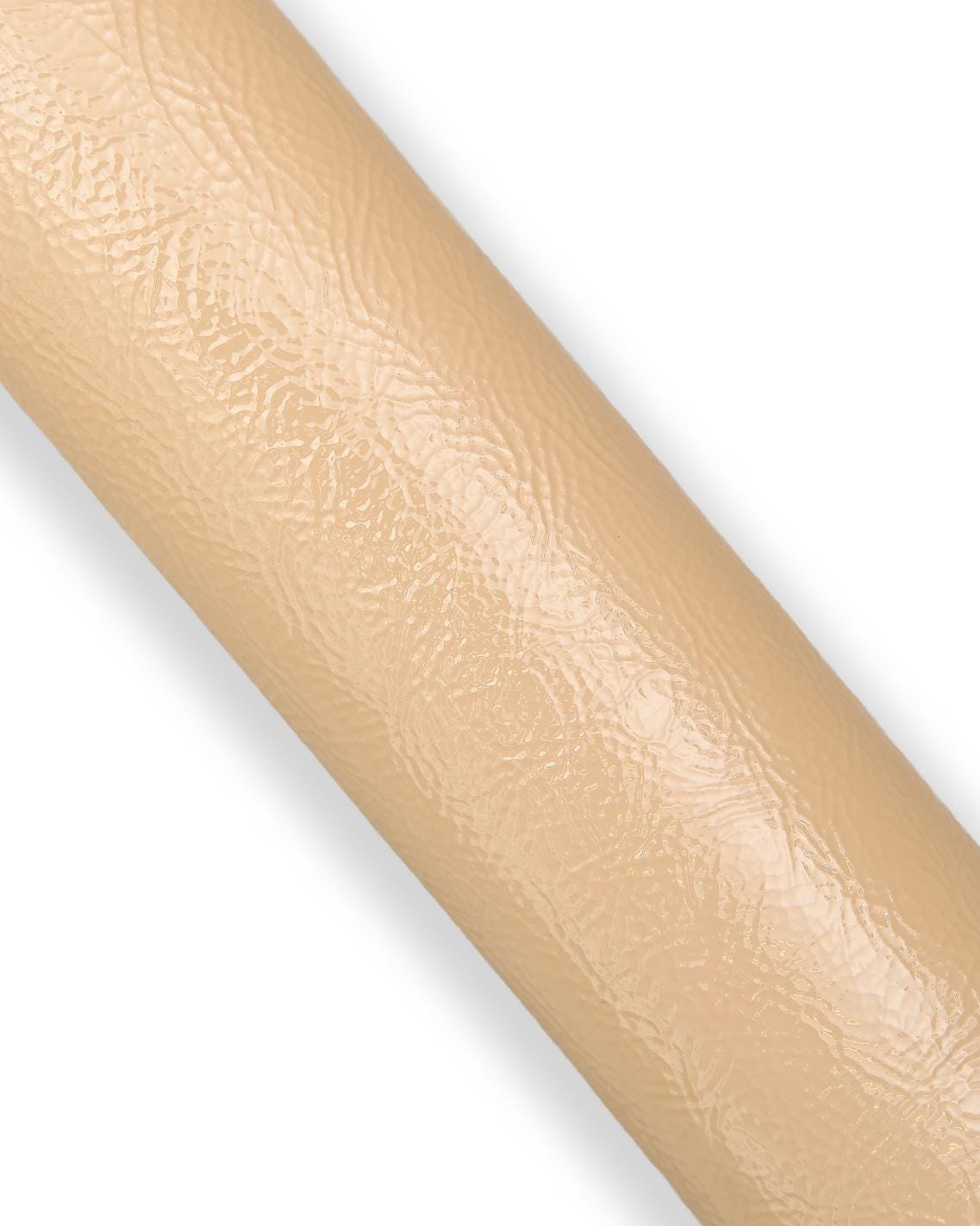 Beige PATENT leather hide, wrinkled NAPLACK cowhide, glossy soft calfskin, 1.1 - 1.2 mm B18092-TU La Garzarara