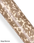 MARBLE printed PATENT cowhide, black white, beige brown textured patent calfskin, glossy leather hide for hobbyists b18071-st