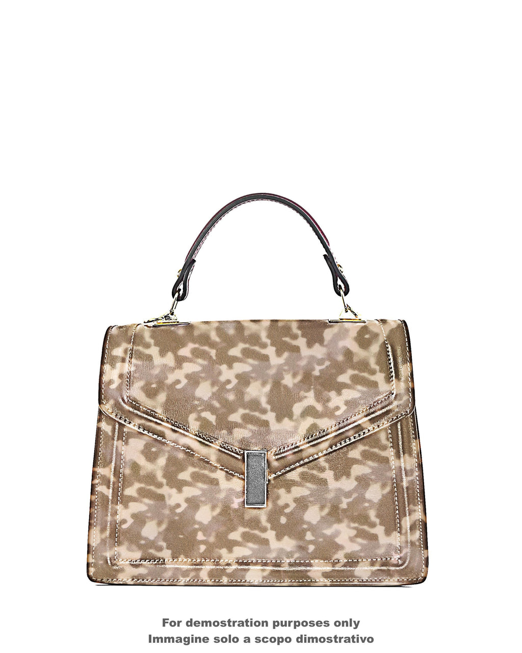 MARBLE printed PATENT cowhide, black white, beige brown textured patent calfskin, glossy leather hide for hobbyists b18071-st