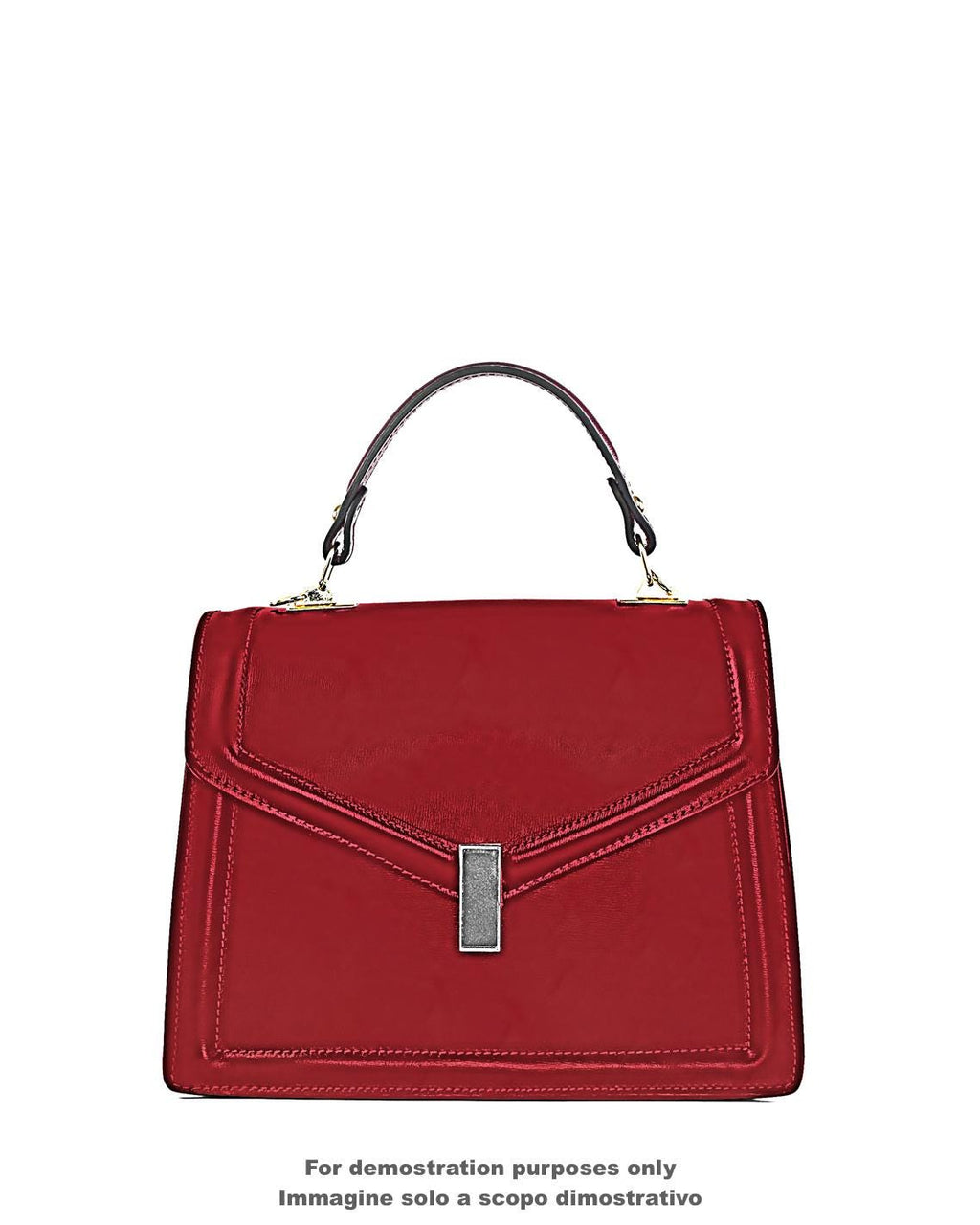Red tiny pebble GRAIN printed calfskin, SOFT embossed leather hide, cowhide for crafters 0.9 -1.0 mm B17636-TU La Garzarara