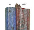 Shimmer Snake Leather hides, Metallic reptile skins, Soft snakeskin Leather for Handbags B17966-MT La Garzarara
