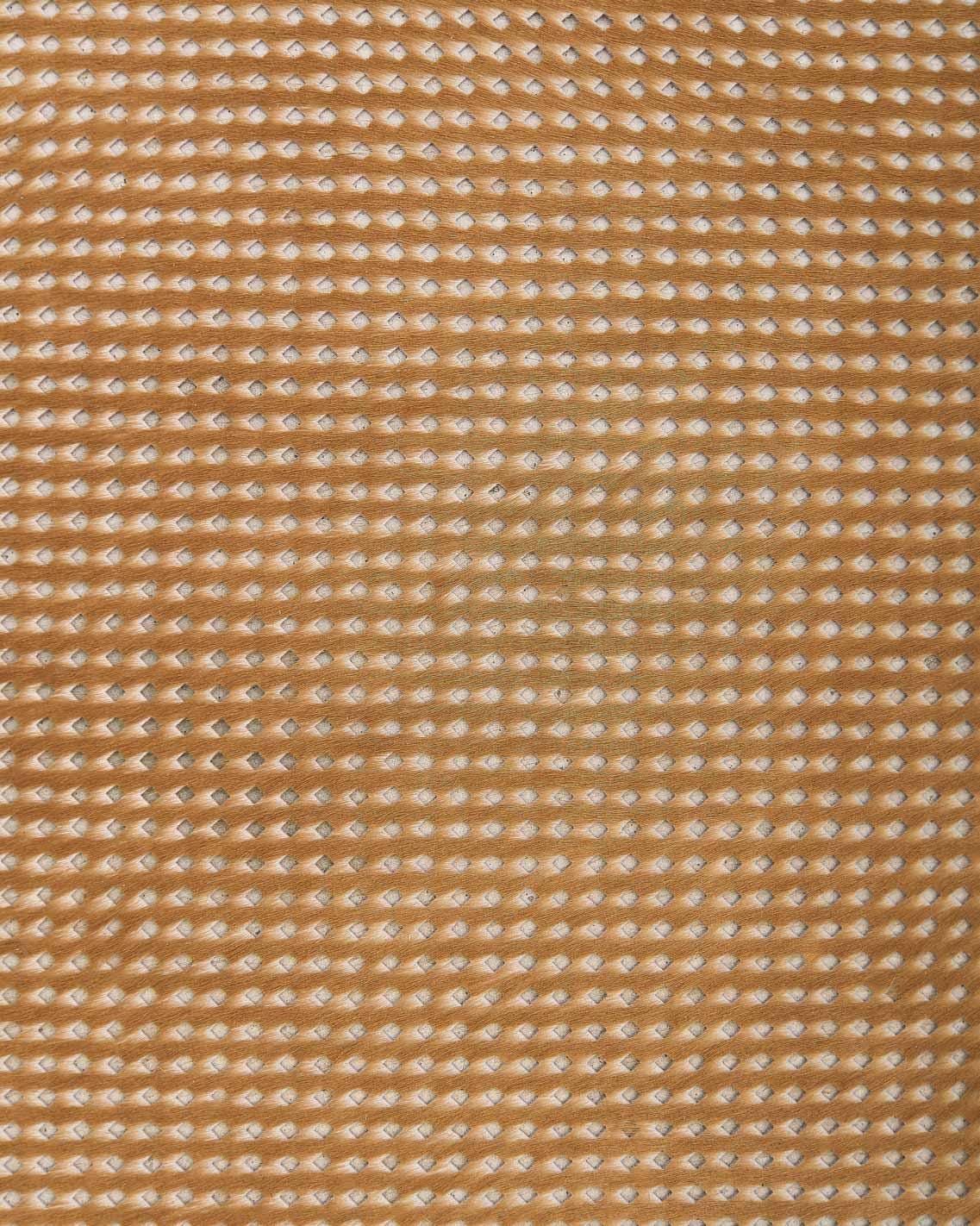 Perforated Hair-on Leather, Genuine Italian ponyskin Leather Hide, Tan Laser Leather for Luxury Accessories B18114-CV La Garzarara