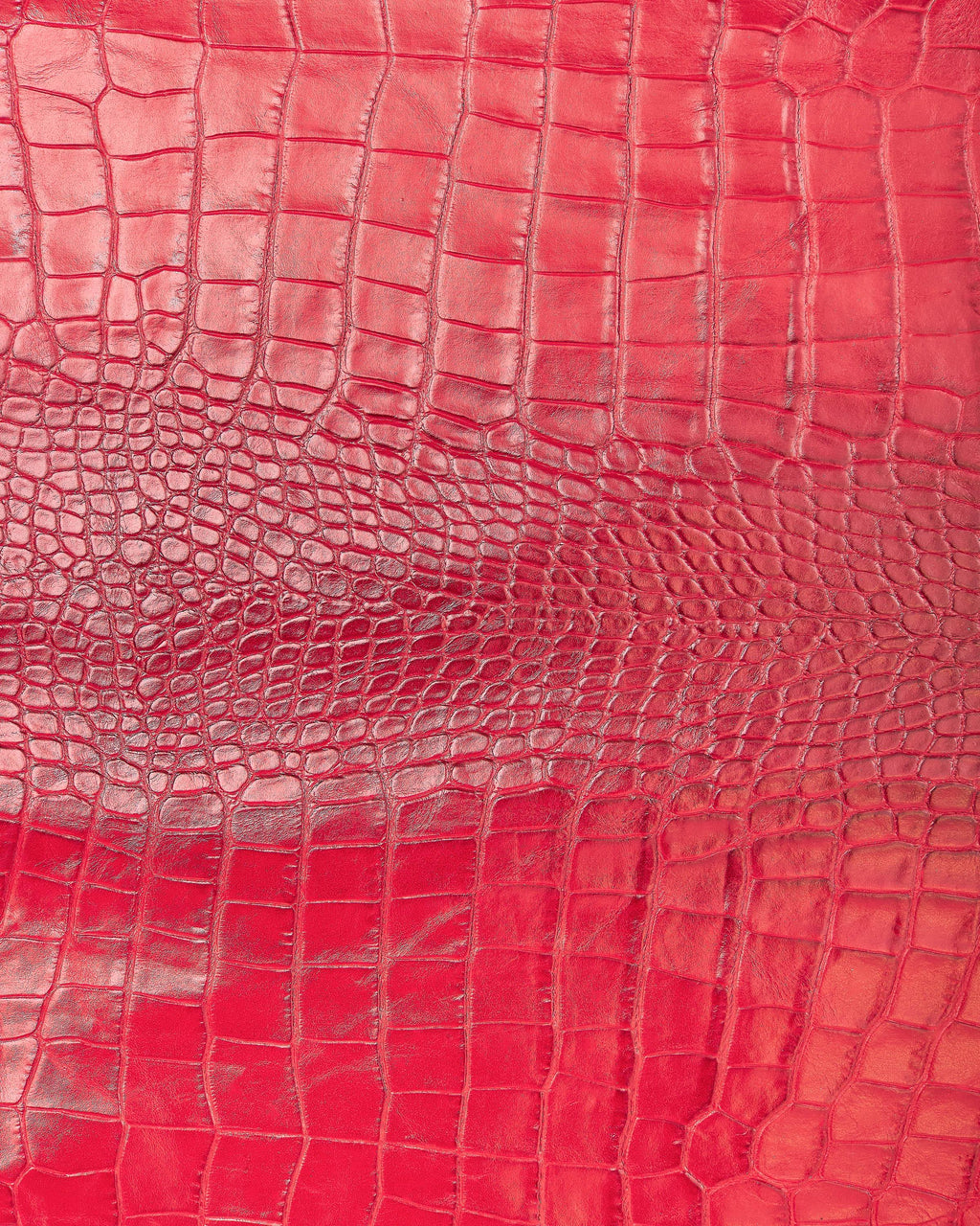 Soft Colorful Croc Embossed Italian Leather Hide, Colorful crocodile leather skin, supple Blue, Red & Yellow reptile B17960-ST LaGarzarara