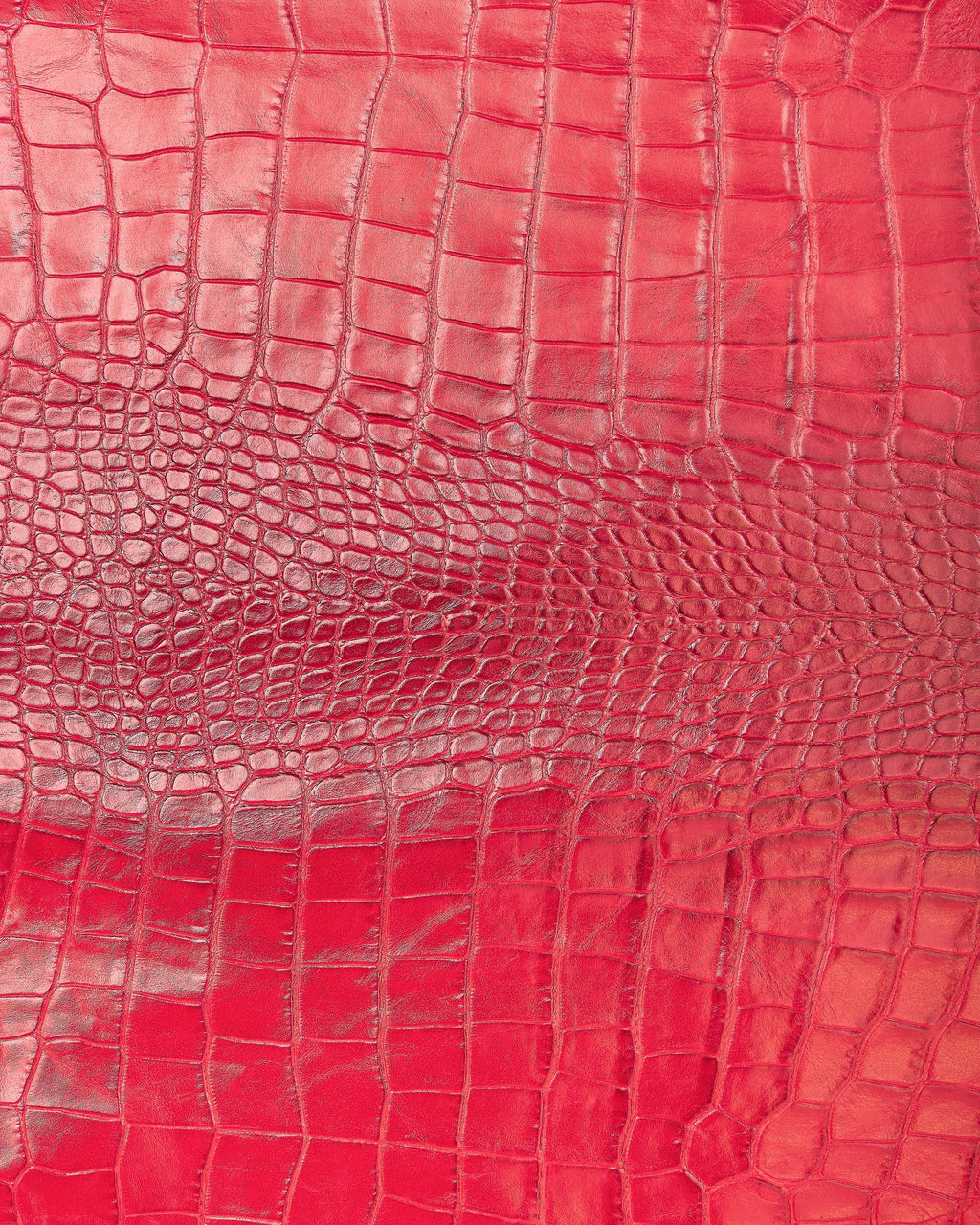 Soft Colorful Croc Embossed Italian Leather Hide, Colorful crocodile leather skin, supple Blue, Red & Yellow reptile B17960-ST LaGarzarara
