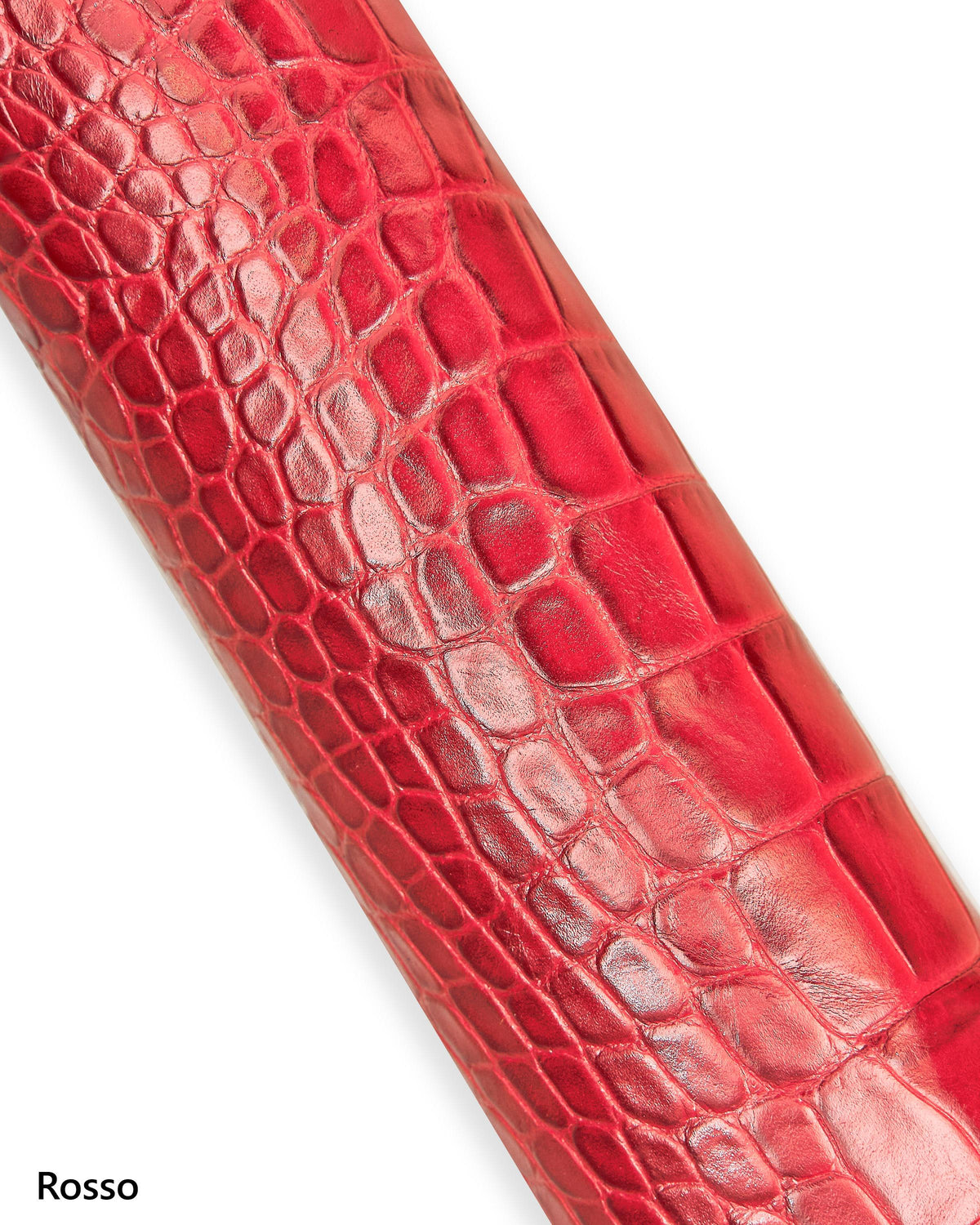 Soft Colorful Croc Embossed Italian Leather Hide, Colorful crocodile leather skin, supple Blue, Red & Yellow reptile B17960-ST LaGarzarara
