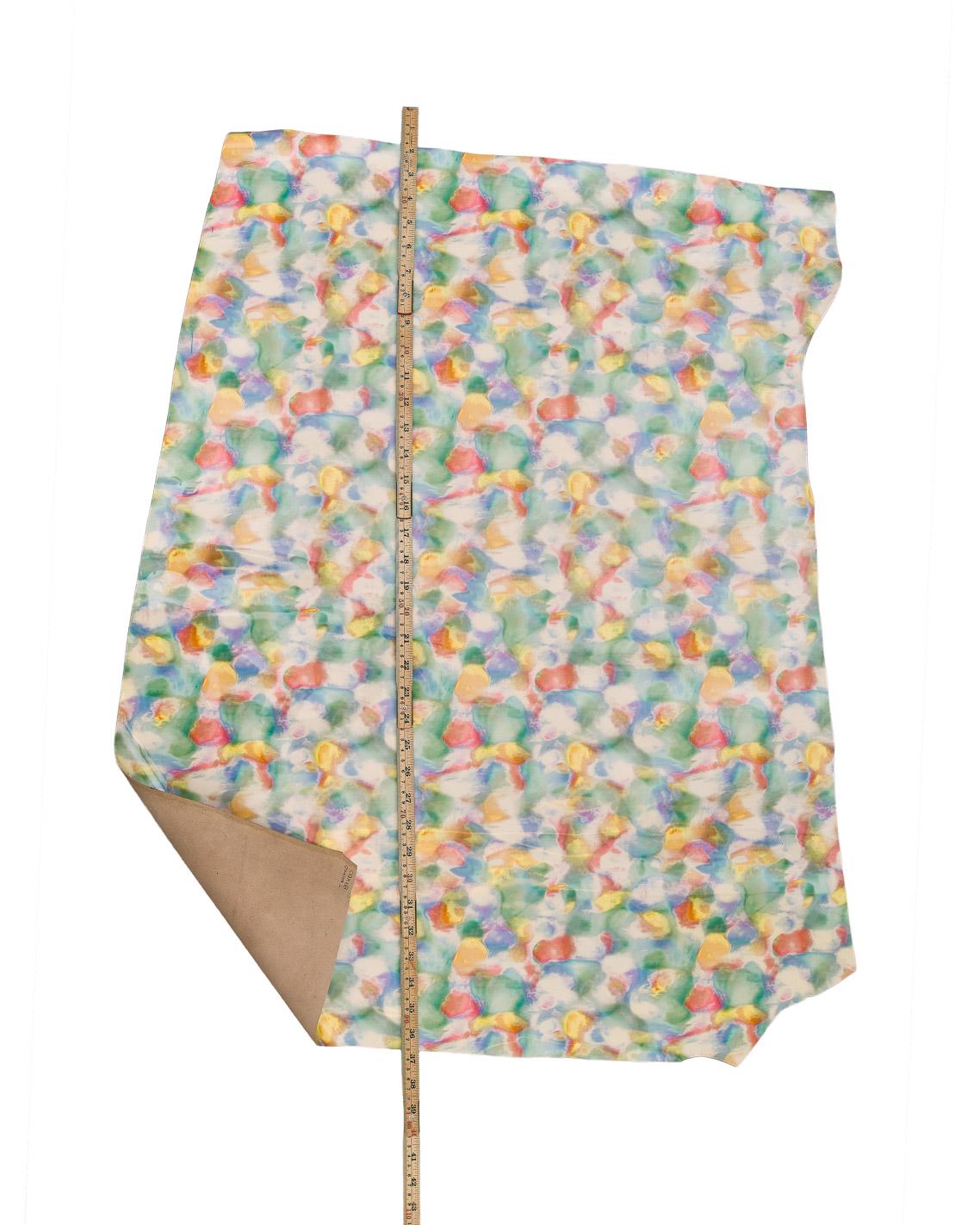 Painterly Leather | Color Splash Printed Leather | watercolor Italian Leather B18045-ST La Garzarara