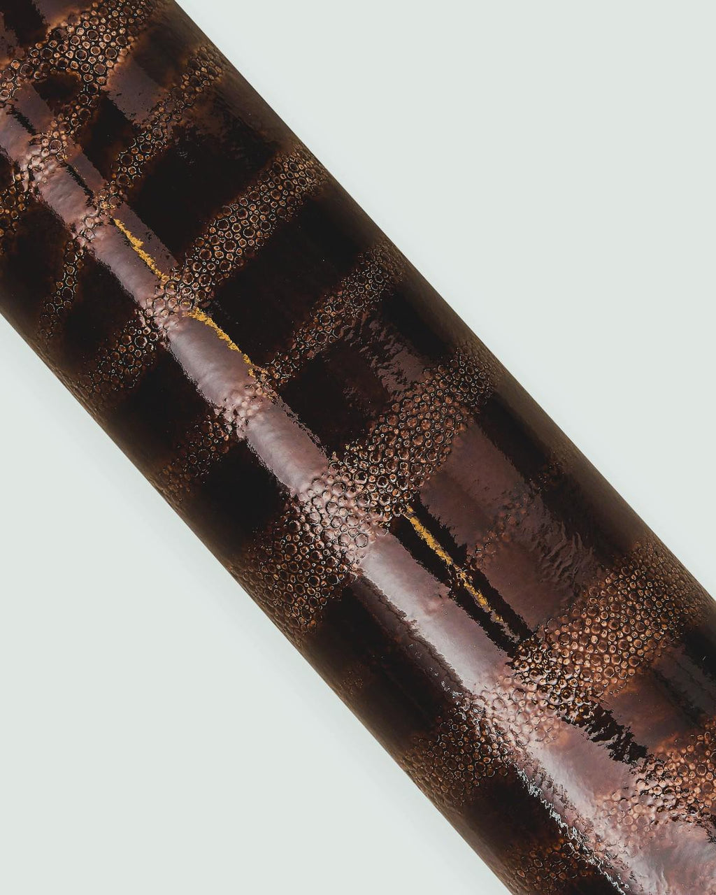 Brown zebra print leather hide, animal print patterned skin glossy finish, safari style leather for bags B18048-ST