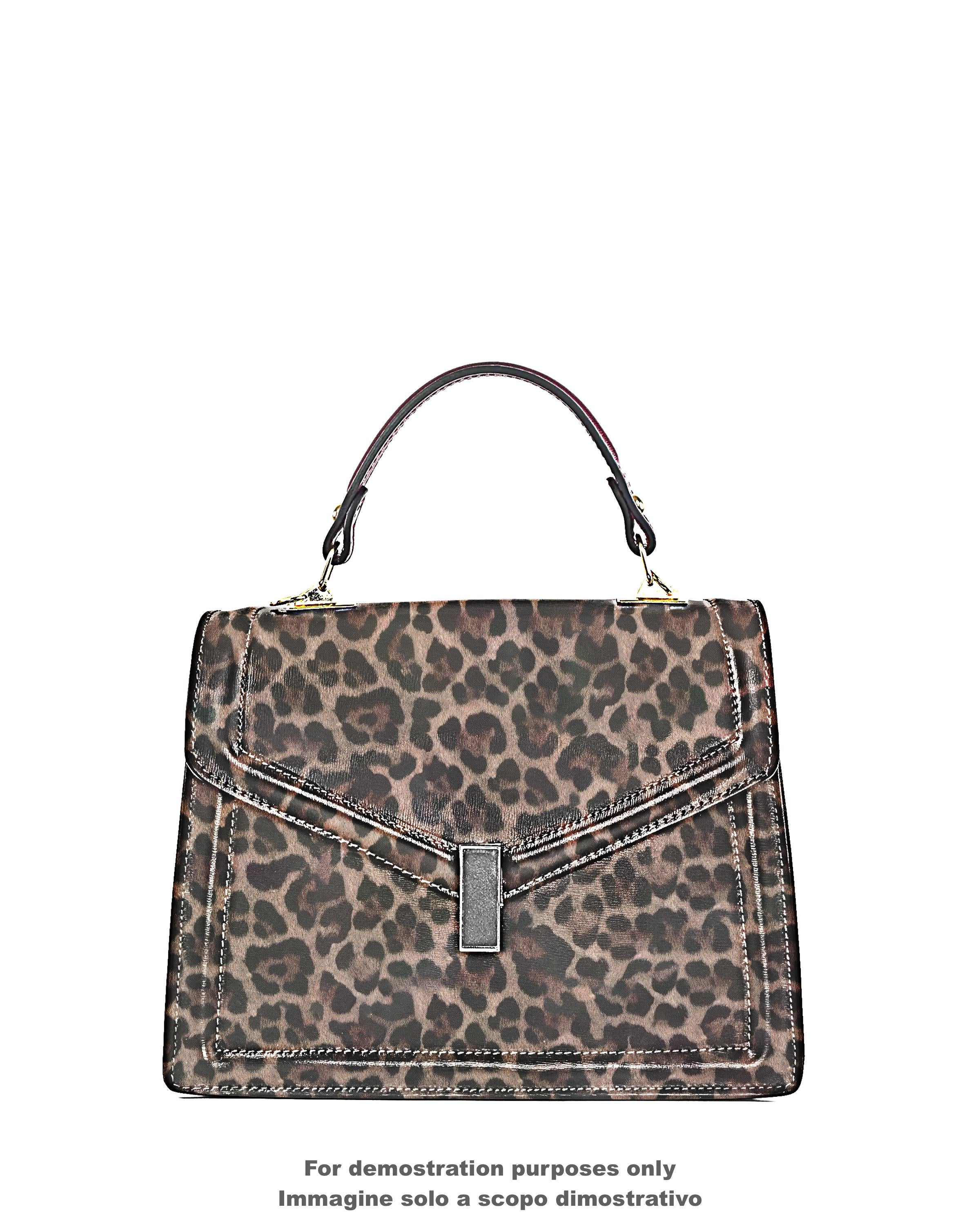 LEOPARD textured leather skin, beige - black - brown CHEETAH printed smooth goatskin, animal pattern on soft hide B18183-ST La Garzarara
