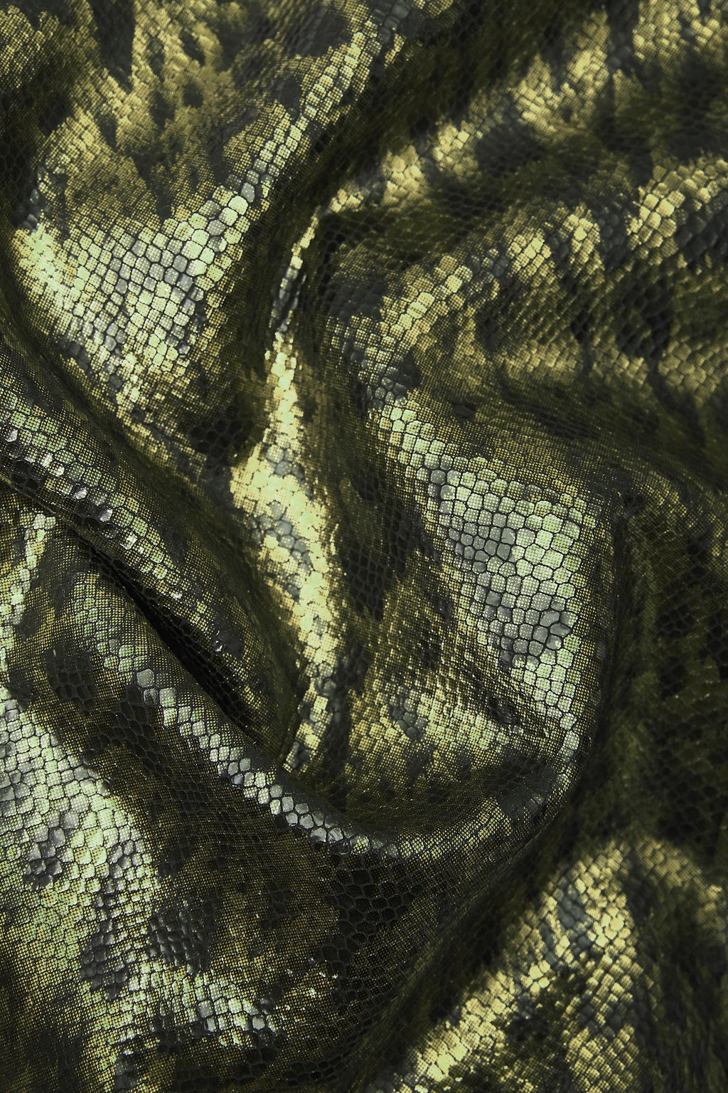 Python printed leather hide multicolor orange green burgundy brown blue, reptile textured goat skin B16561-MT(st) La Garzarara