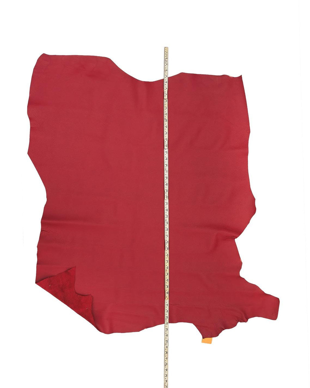 Red tiny pebble GRAIN printed calfskin, SOFT embossed leather hide, cowhide for crafters 0.9 -1.0 mm B17636-TU La Garzarara