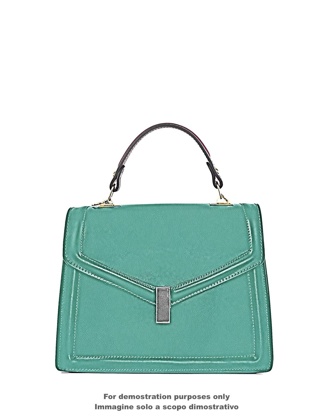 Turquoise tiny PEBBLE GRAIN printed cowhide, soft semi glossy leather hide, sporty calfskin for crafting, 1.4 - 1.5 mm B18238-TU LaGarzarara