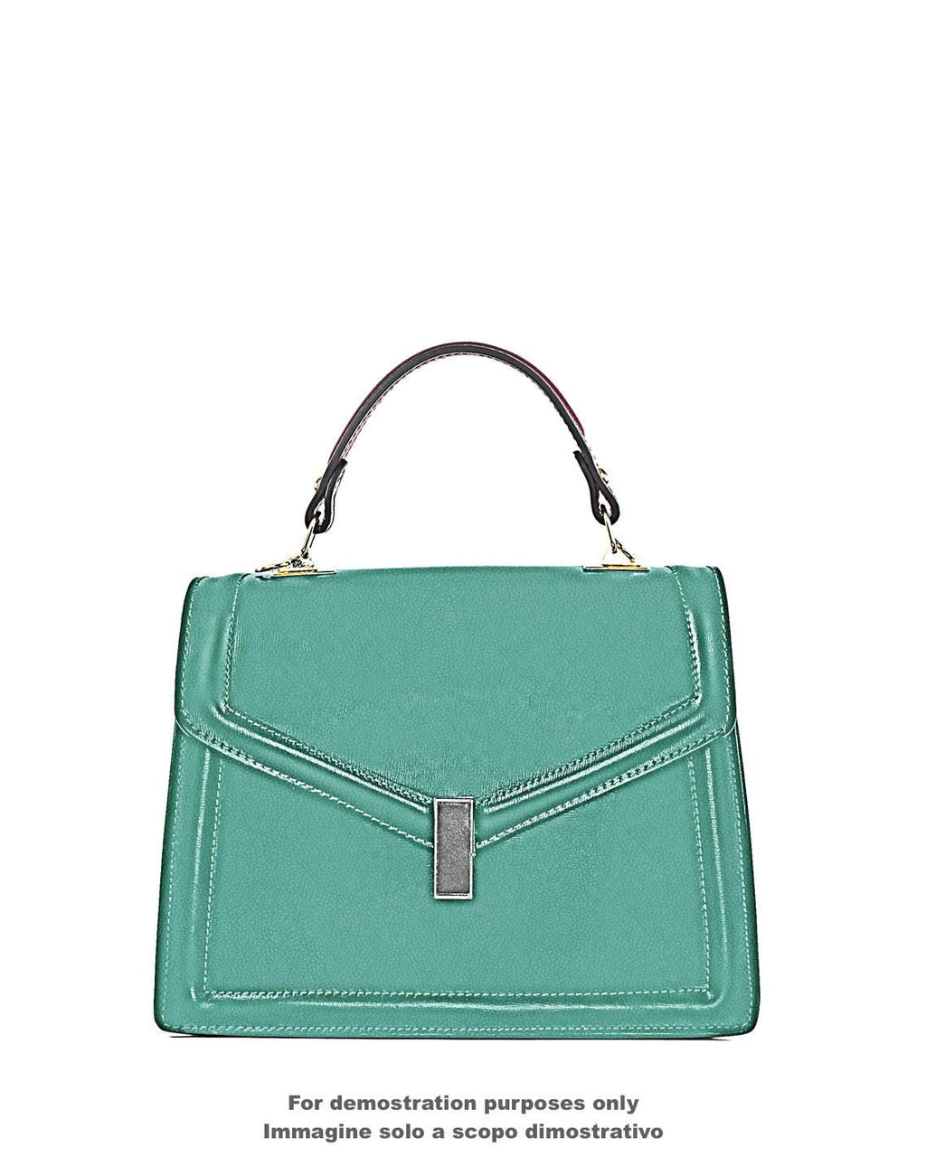 Turquoise tiny PEBBLE GRAIN printed cowhide, soft semi glossy leather hide, sporty calfskin for crafting, 1.4 - 1.5 mm B18238-TU LaGarzarara
