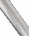 Metallic silver goat leather skin, smooth shiny mirror effect leather, leather hide for light creative surfaces B17841-MT La Garzarara
