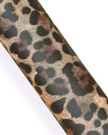 LEOPARD textured leather skin, beige - black - brown CHEETAH printed smooth goatskin, animal pattern on soft hide B18183-ST La Garzarara