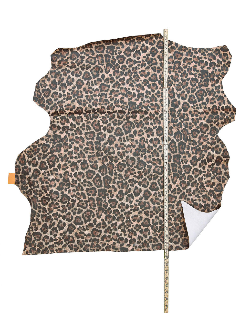 LEOPARD textured leather skin, beige - black - brown CHEETAH printed smooth goatskin, animal pattern on soft hide B18183-ST La Garzarara