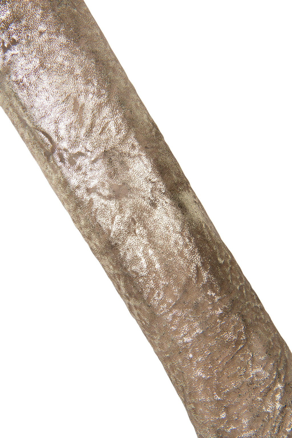 Distressed Metallic Goat Leather Hide, Vintage Shimmer Leather Skin, wash aged leather for AccessoriesB18207-MTLa Garzarara
