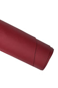 Ruby Red Soft Nappa Calf Leather Hide, Supple smooth dark red cowhide for bags and accessories, B16764-TU La Garzarara