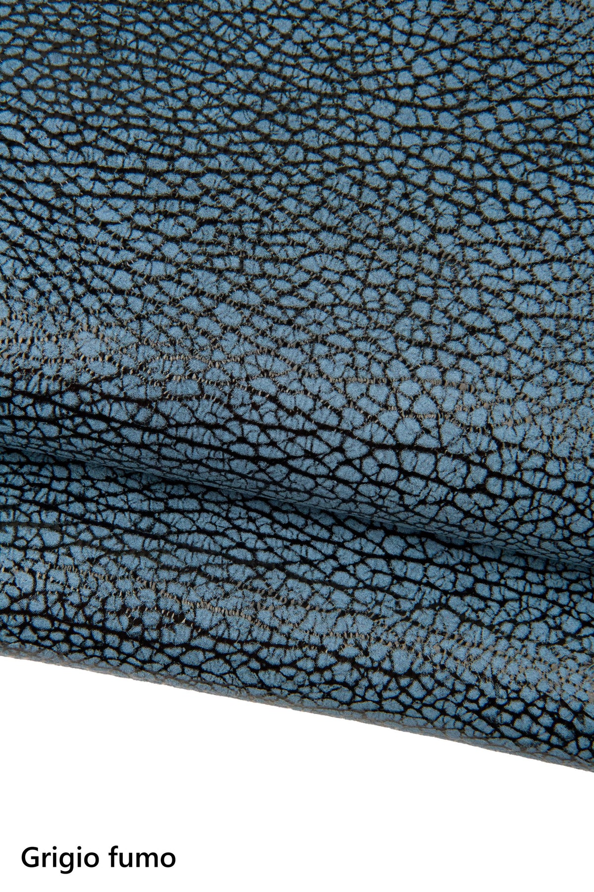 ELEPHANT printed leather skins, animal texture on SUEDE goatskins, metallic soft skins B18425-ST La Garzarara
